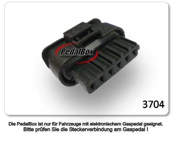 DTE PedalBox 3S für MERCEDES-BENZ E-KLASSE W212 285KW 01 2009- E 500 212.072 Tuning Gaspedalbox Chip