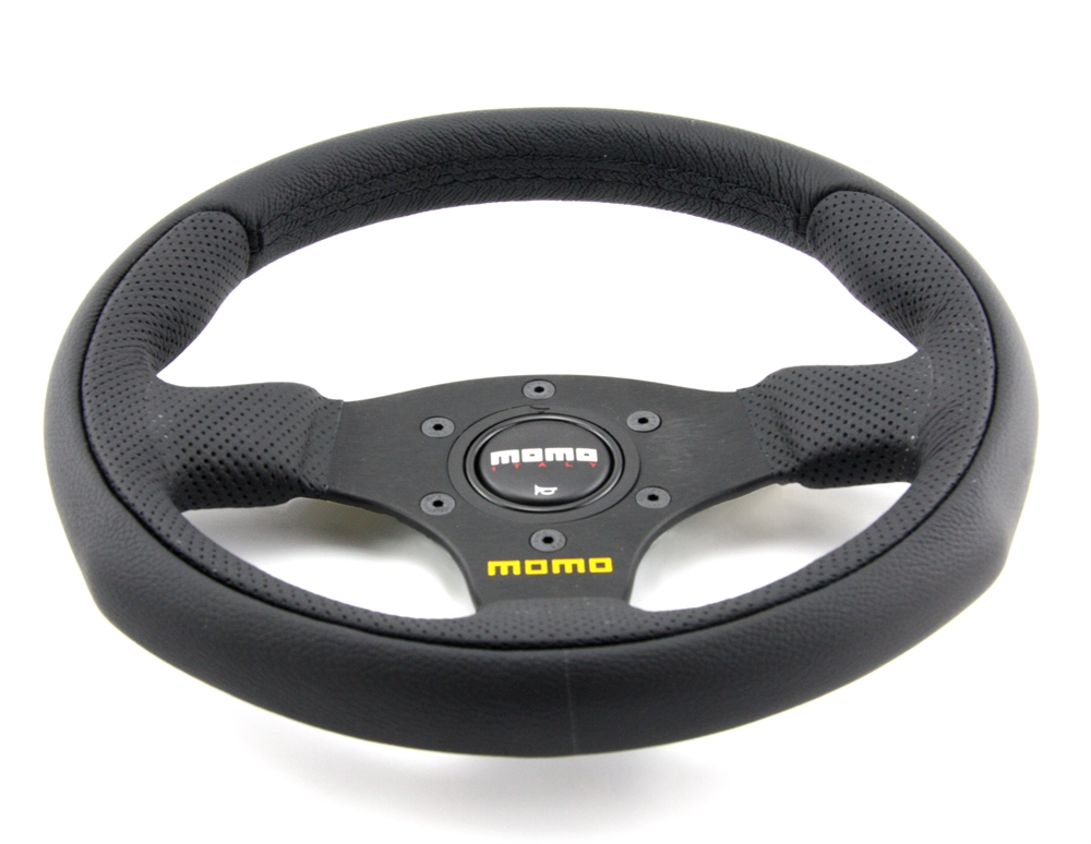 Momo Leder Sportlenkrad Team 28 280mm schwarz VOLANTE STEERING WHEEL VOLANT  LENKRAD