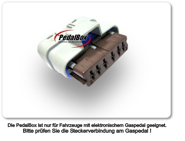 DTE Systems PedalBox für PEUGEOT 607 9D 9U 150KW 12 2004- 2.7 HDi 24V Gaspedalbox