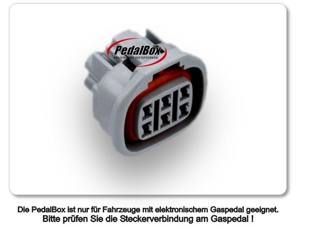DTE PedalBox mit Schlüsselband für HYUNDAI RAV 4 CLA2_ XA2_ ZCA2_ ACA2_ 110KW 06 2000-11 2005 2.0 VVTi 4WD Gaspedalbox