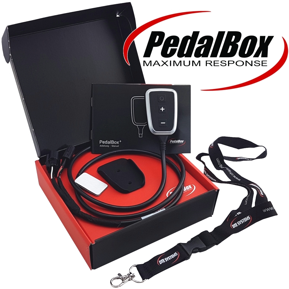 DTE PedalBox mit Schlüsselband für SEAT LEON 5F5 195KW 10 2013- 2.0 Cupra Gaspedalbox