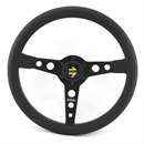 Momo Leder Sportlenkrad Prototipo 350mm schwarz black steering wheel volante