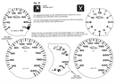 BMS Racing Tachofolie weiß für VW Polo ab `91