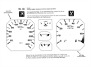 BMS Racing Tachofolie weiß für VW Golf, Jetta 1, Scirocco 2 GTI `83, Cabrio GLI `83 `85