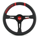 Momo Leder Sportlenkrad Drifting 330mm schwarz rot steering wheel volante
